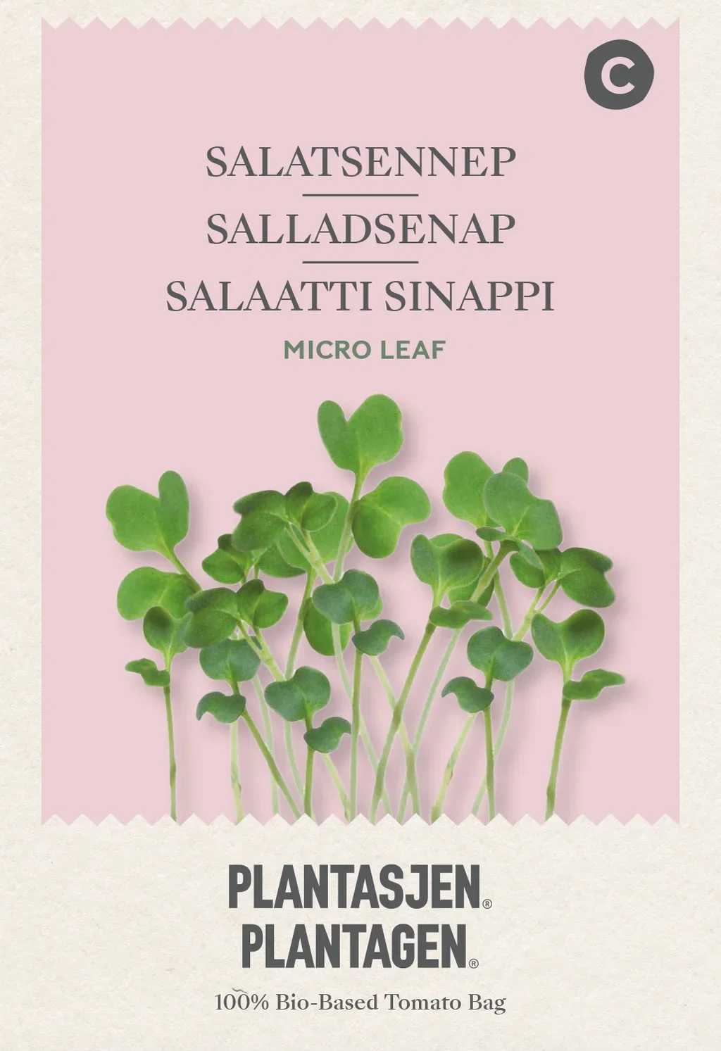 Salatsennep 'Mizuna' - Mikrogrønt