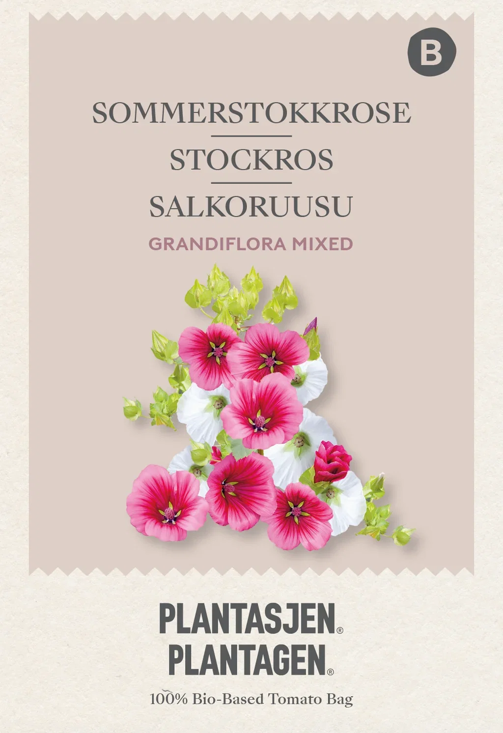 Sommerstokkrose Grandiflora Mixed