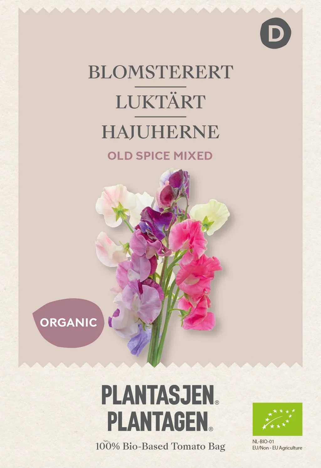 Blomsterert 'Old Spice' Mixed 1,5g Organic