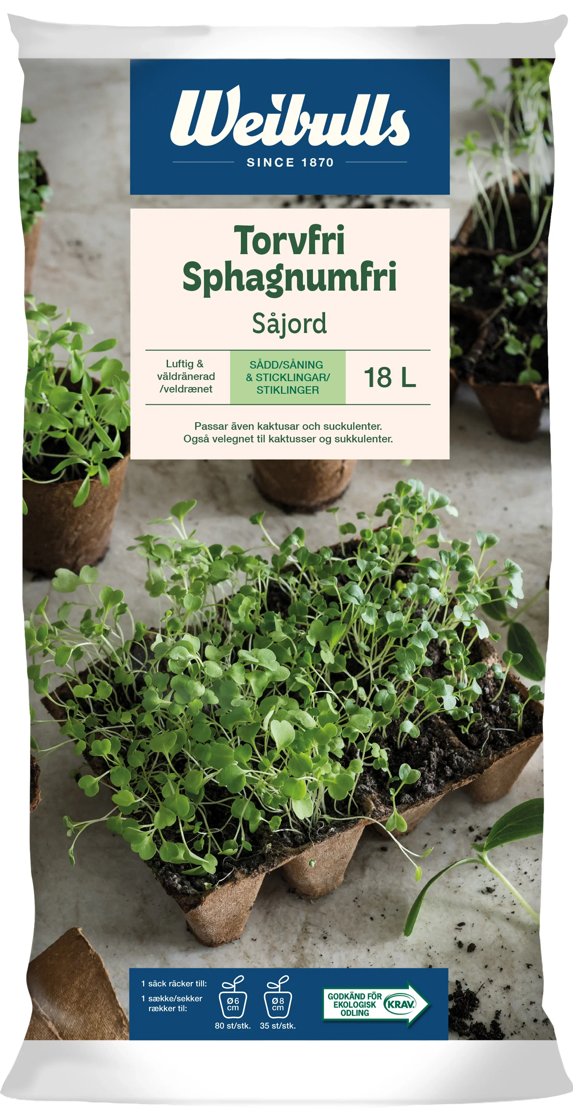 Peat free sowing soil