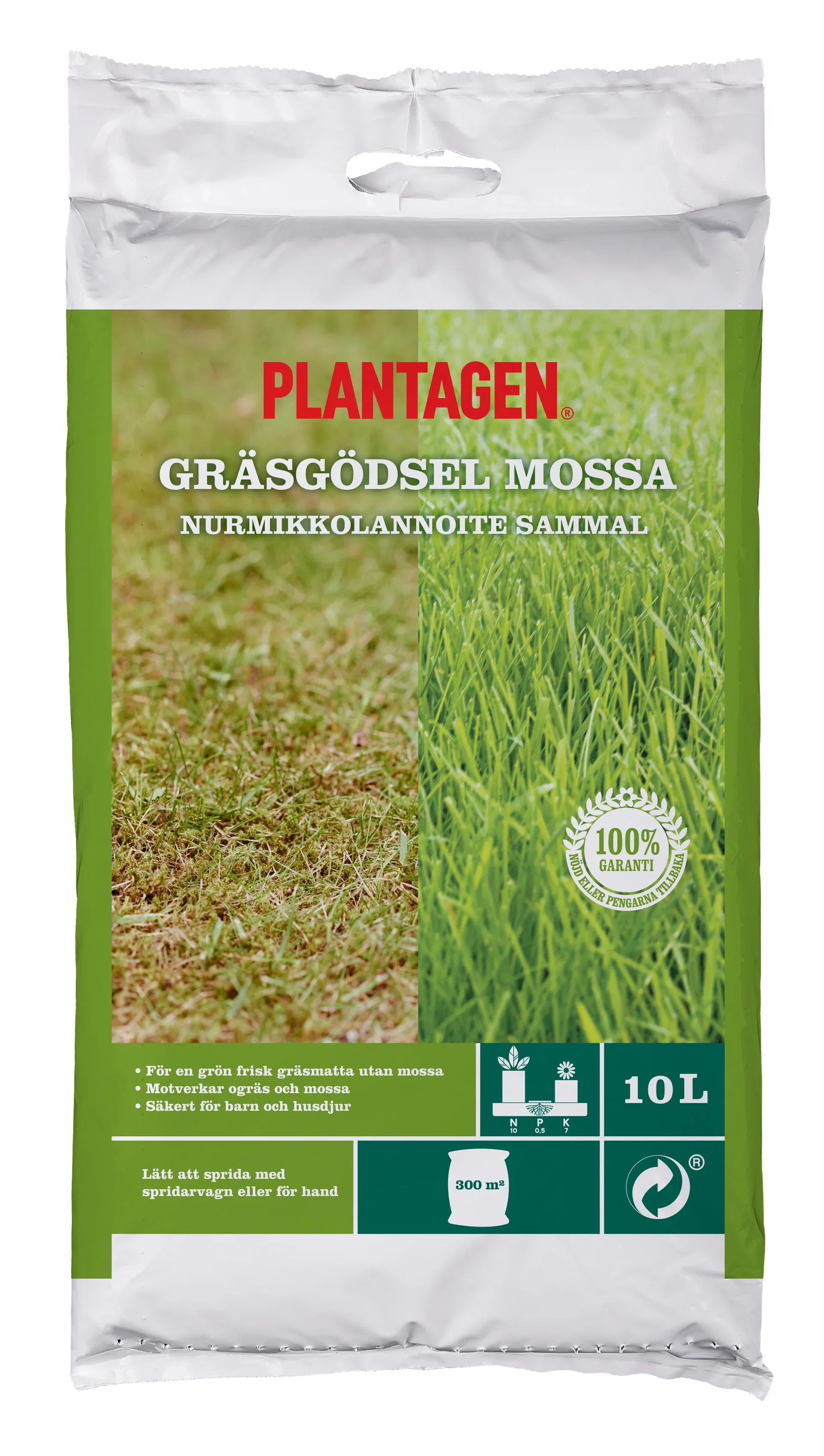 Moss control+ Lawn Fertil 10L
