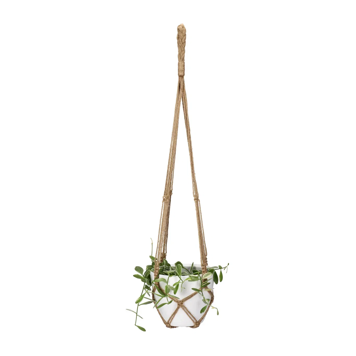 Ampel makramé i jute Eline