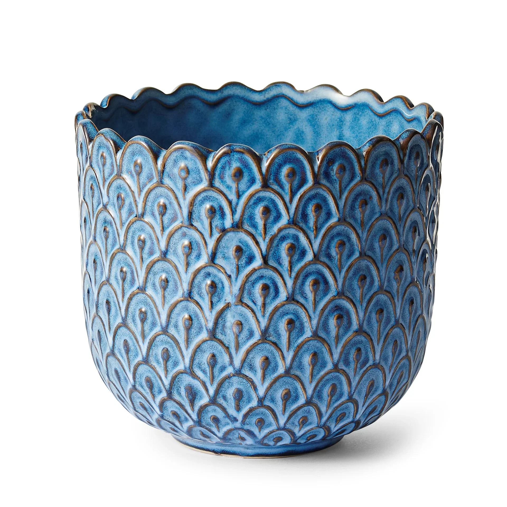Victoria pot D17,5 blue
