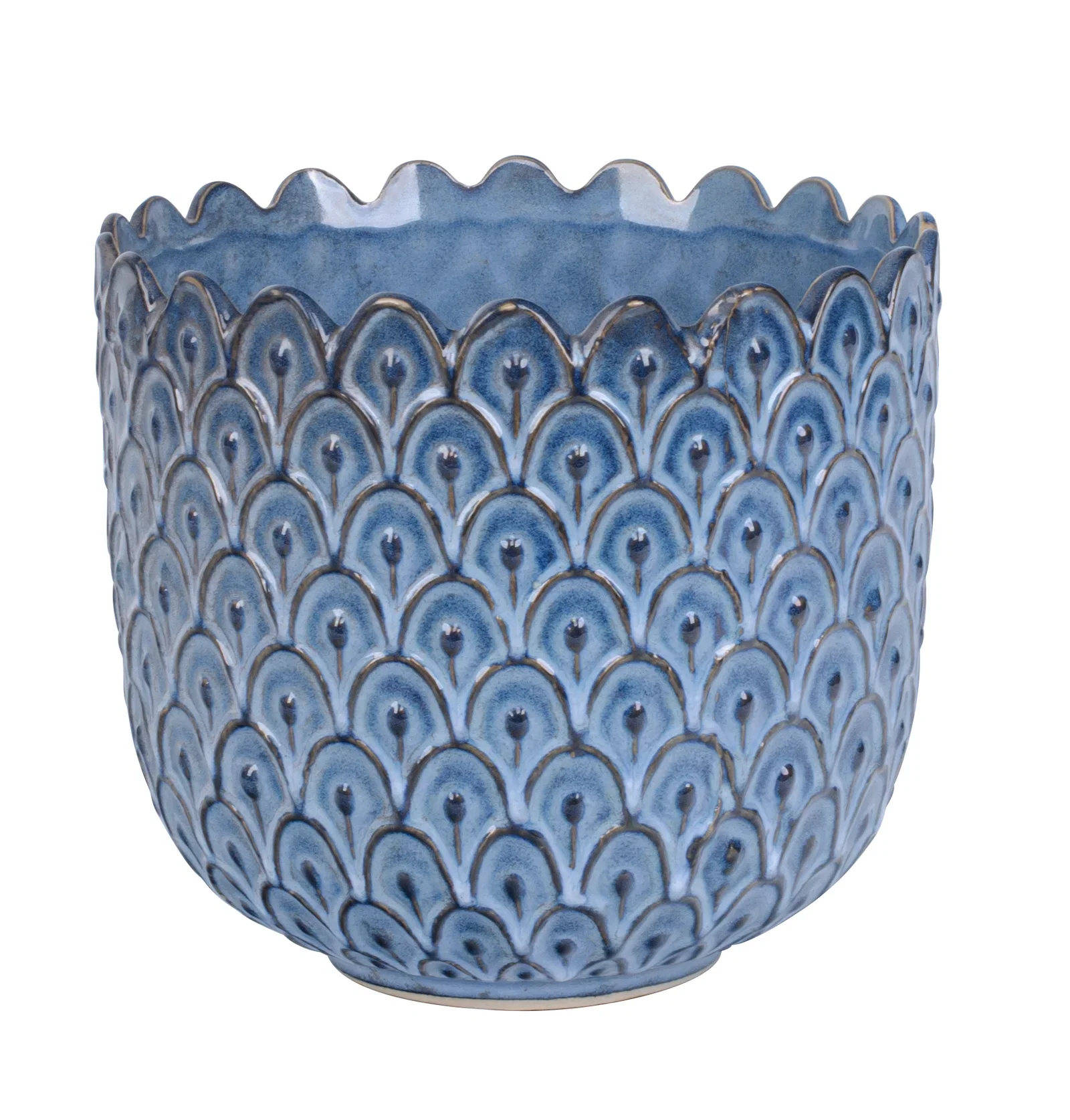 Victoria pot D17,5 blue