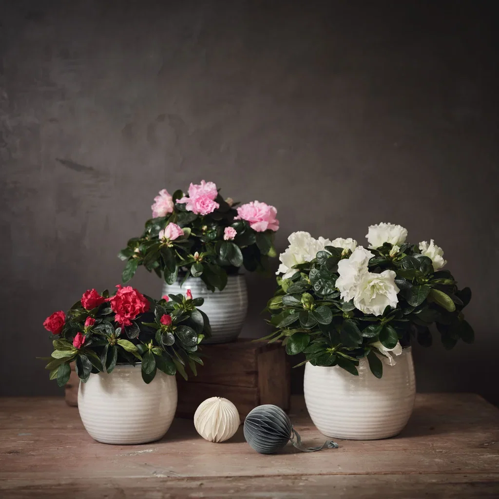 Rhododendron simsii Light Pink 12 cm