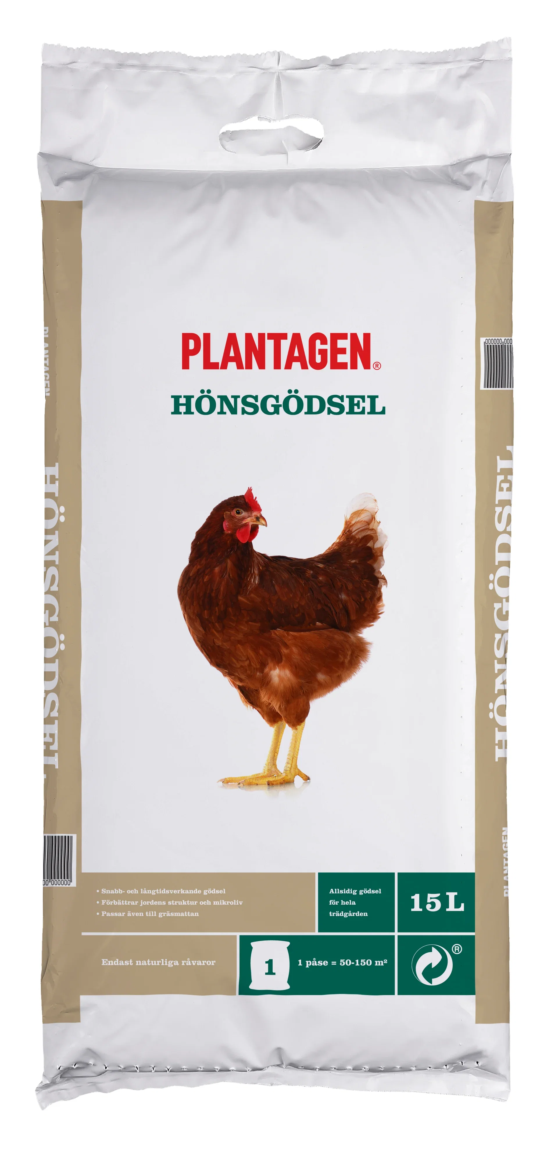Hønsegjødsel pelletert