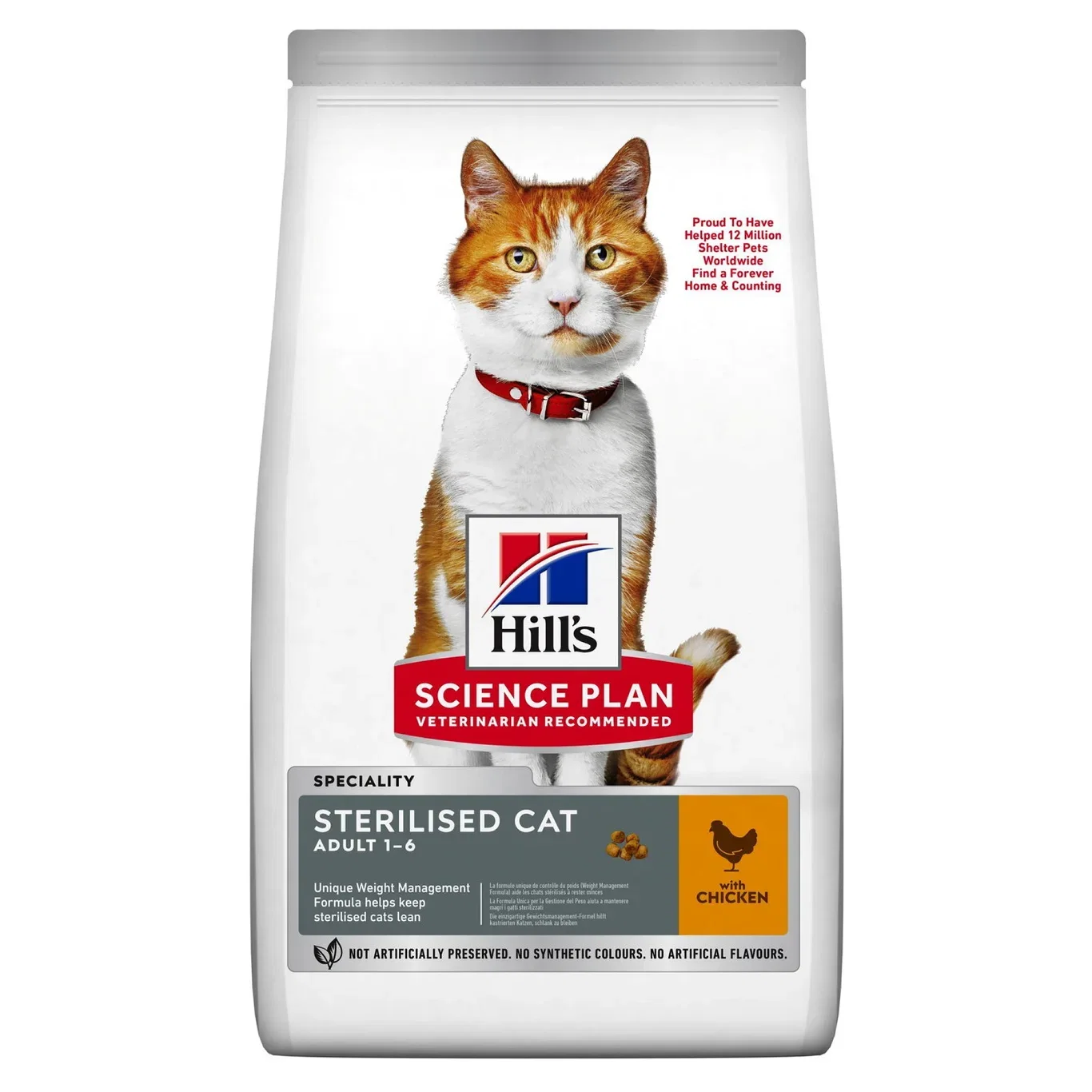 Hill's SP Feline Adult Sterilised Chicken 1.5kg