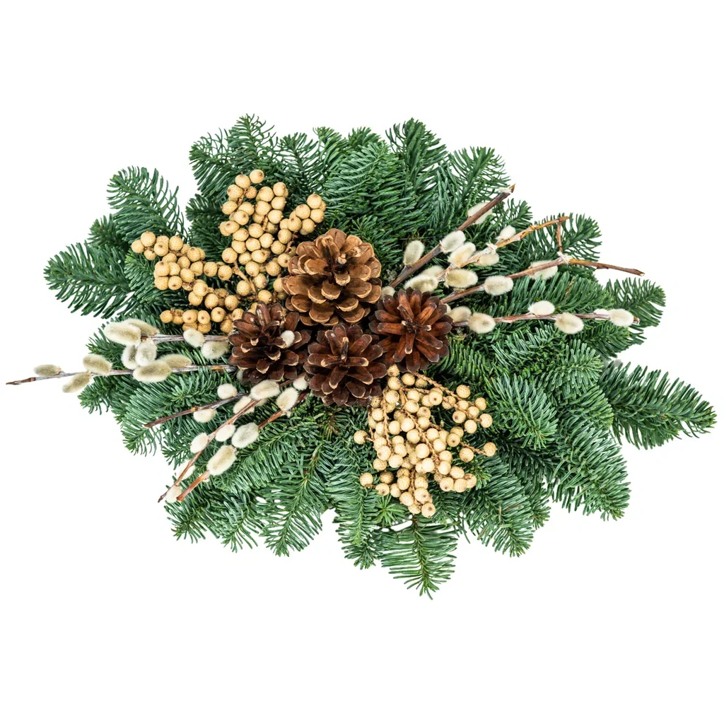 Grave Rosette 40cm w/deco