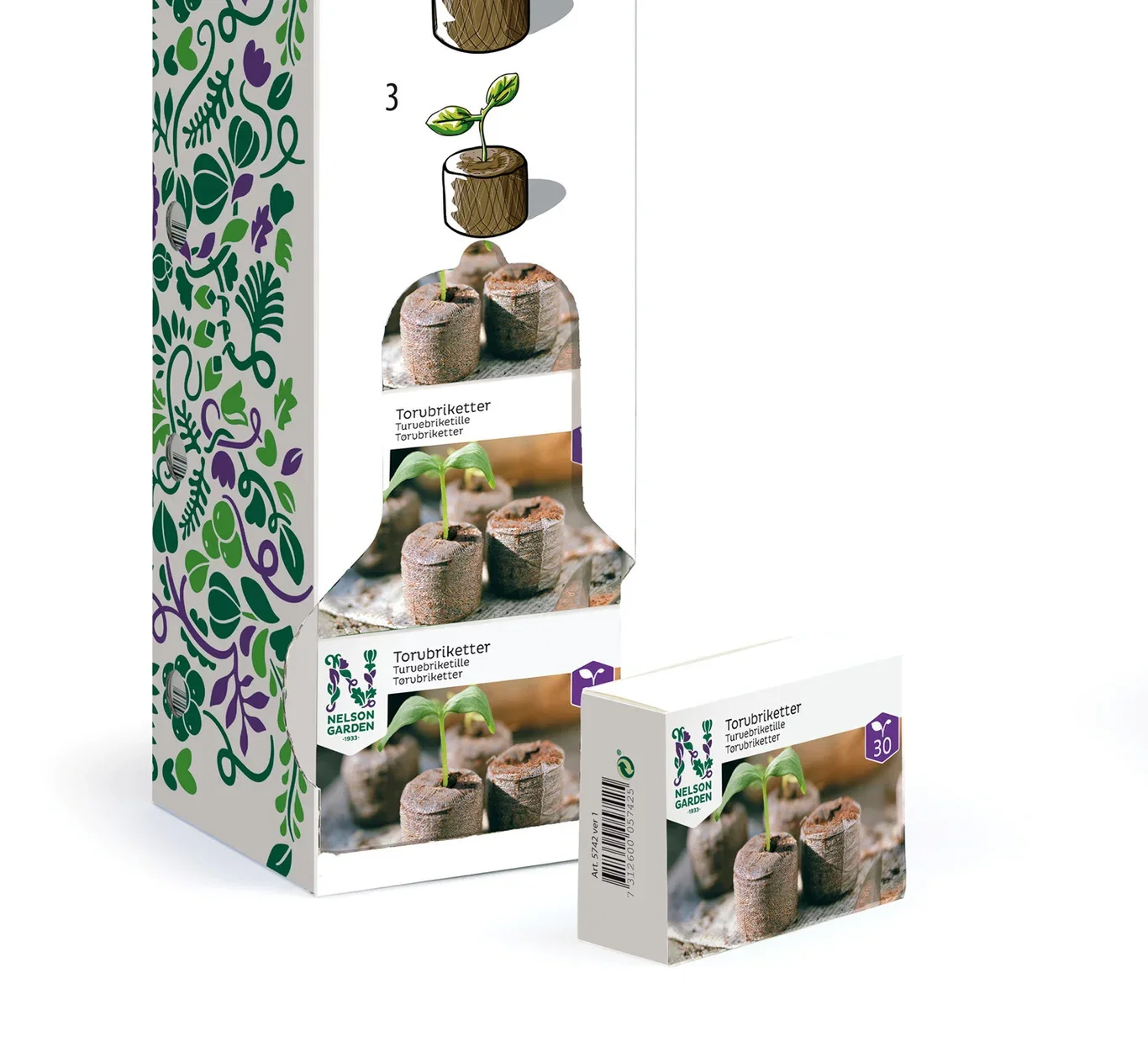 PRESSED PEAT TABLETS 30 PCS