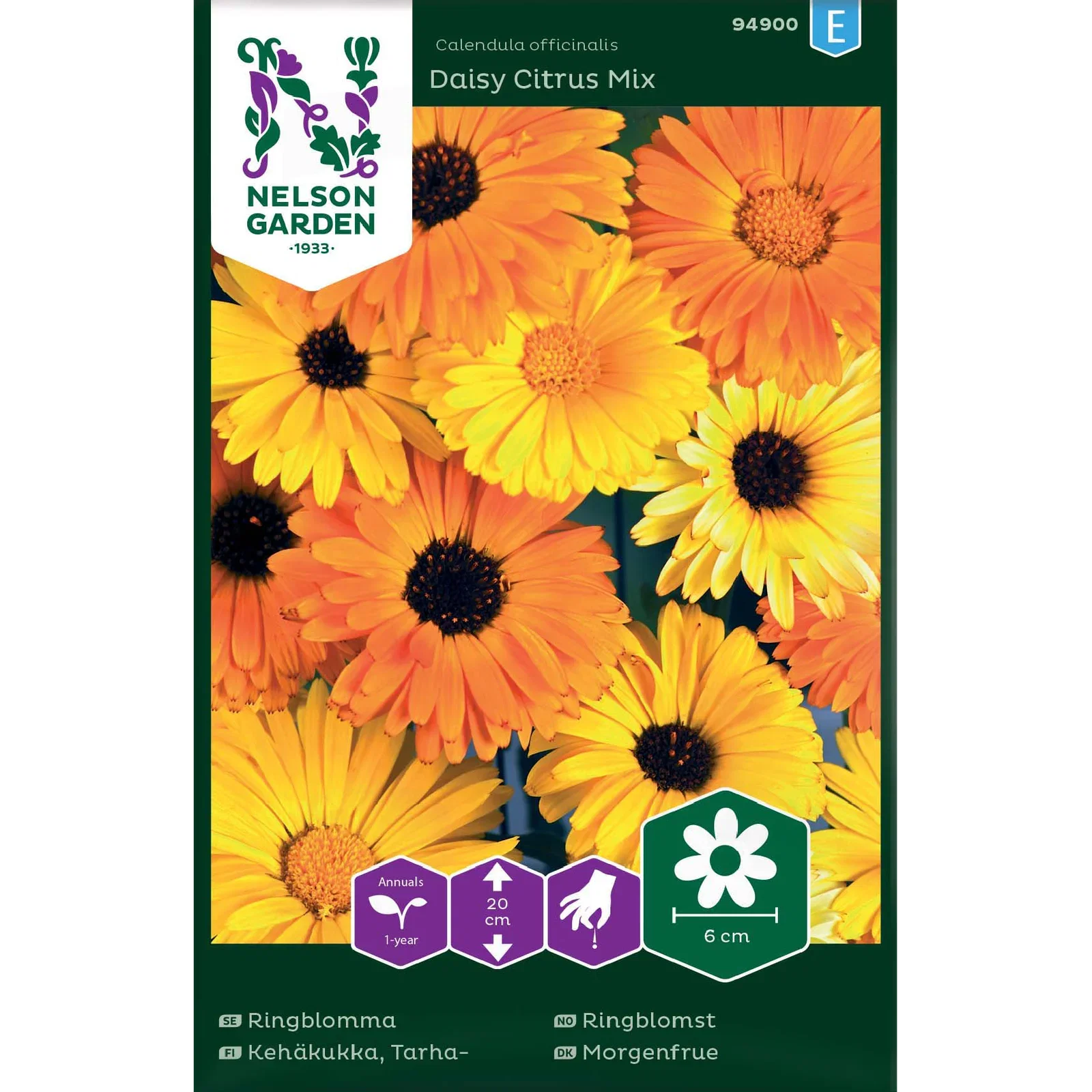 Ringblomma, Daisy Citrus Mix,