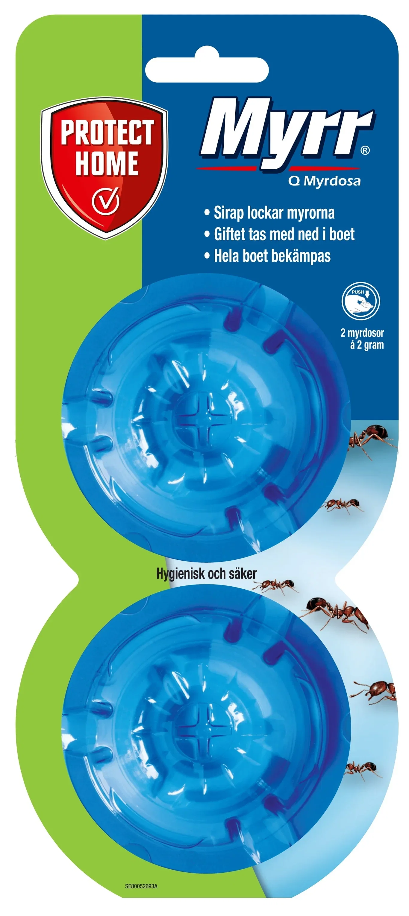 Myrr Q Myrdosa lokkeboks mot maur