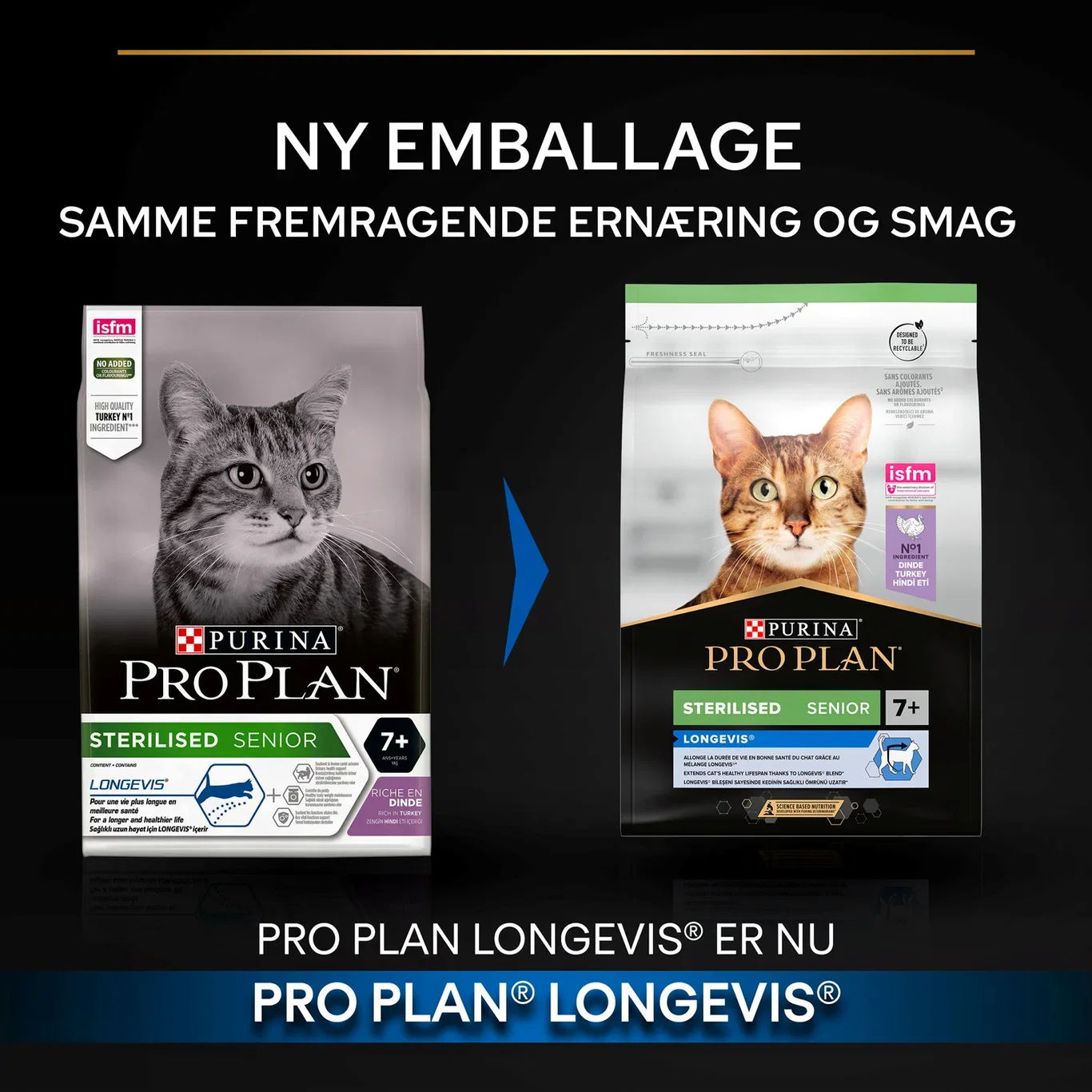 PRO PLAN® Sterilised Senior 7+ Longevis 10kg