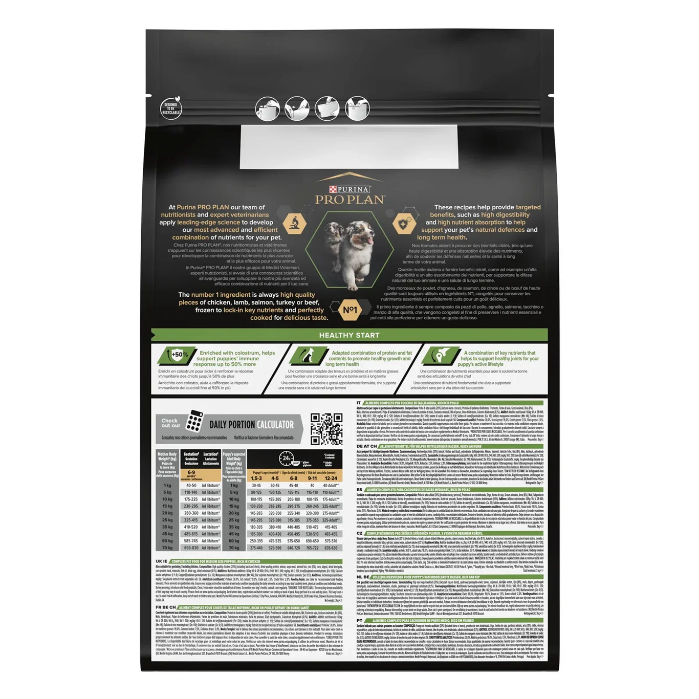 PRO PLAN Medium Puppy - OPTISTART 3kg