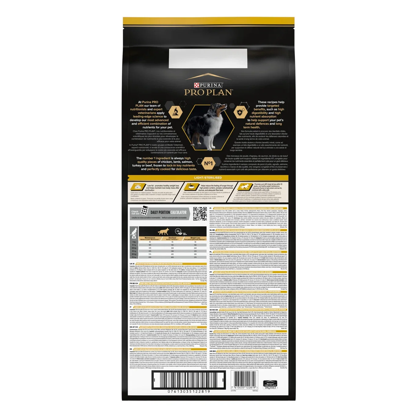 PRO PLAN® All Sizes Adult - Light Sterilised 14kg