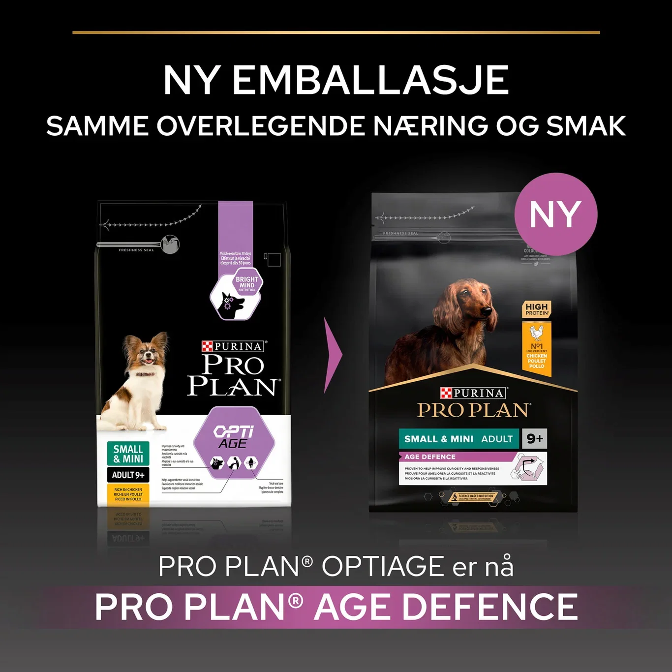 PRO PLAN® Small & Mini ADULT 9+ - Age Defence 7kg