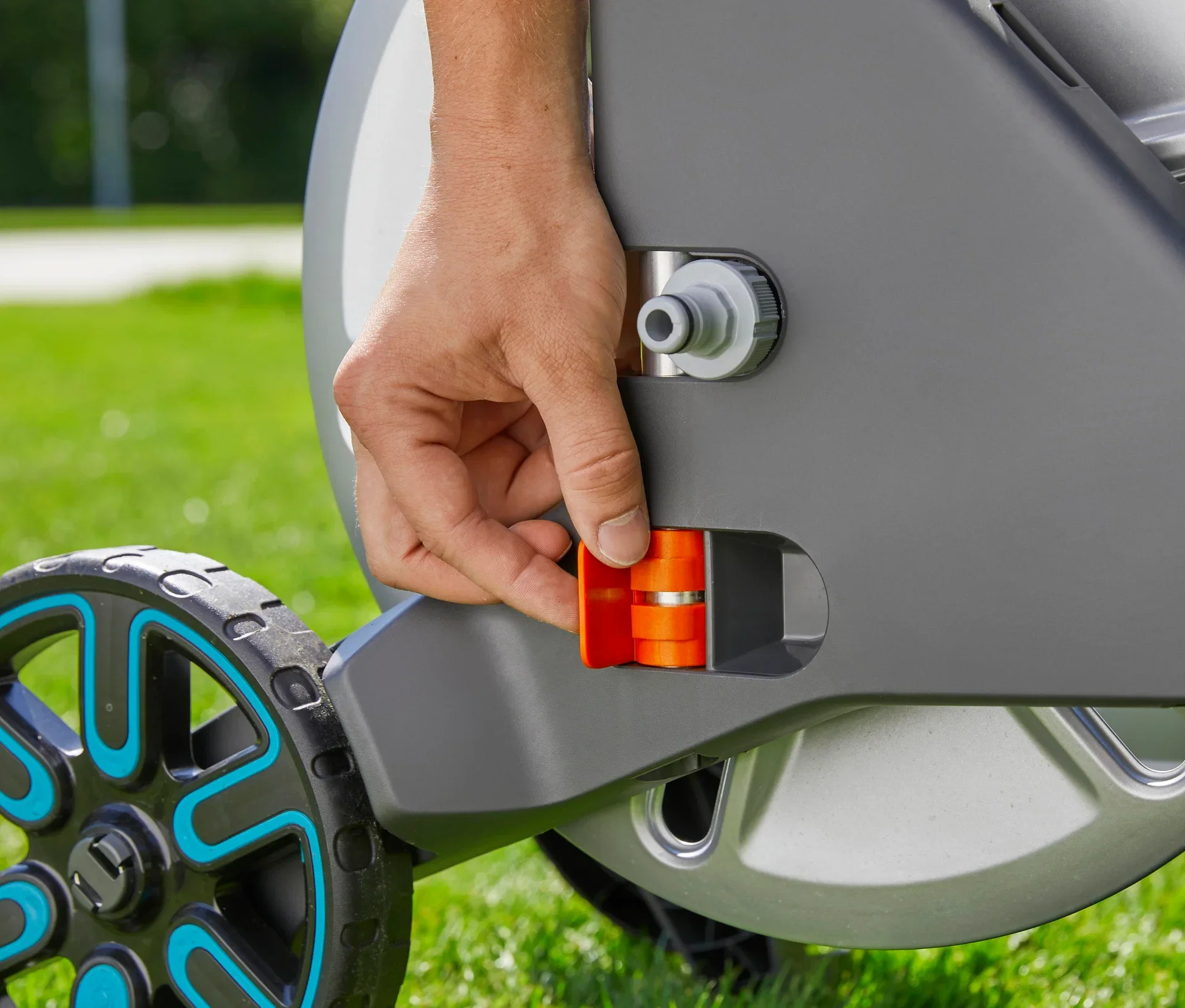 Slangevognsett CleverRoll M Easy Metall Gardena
