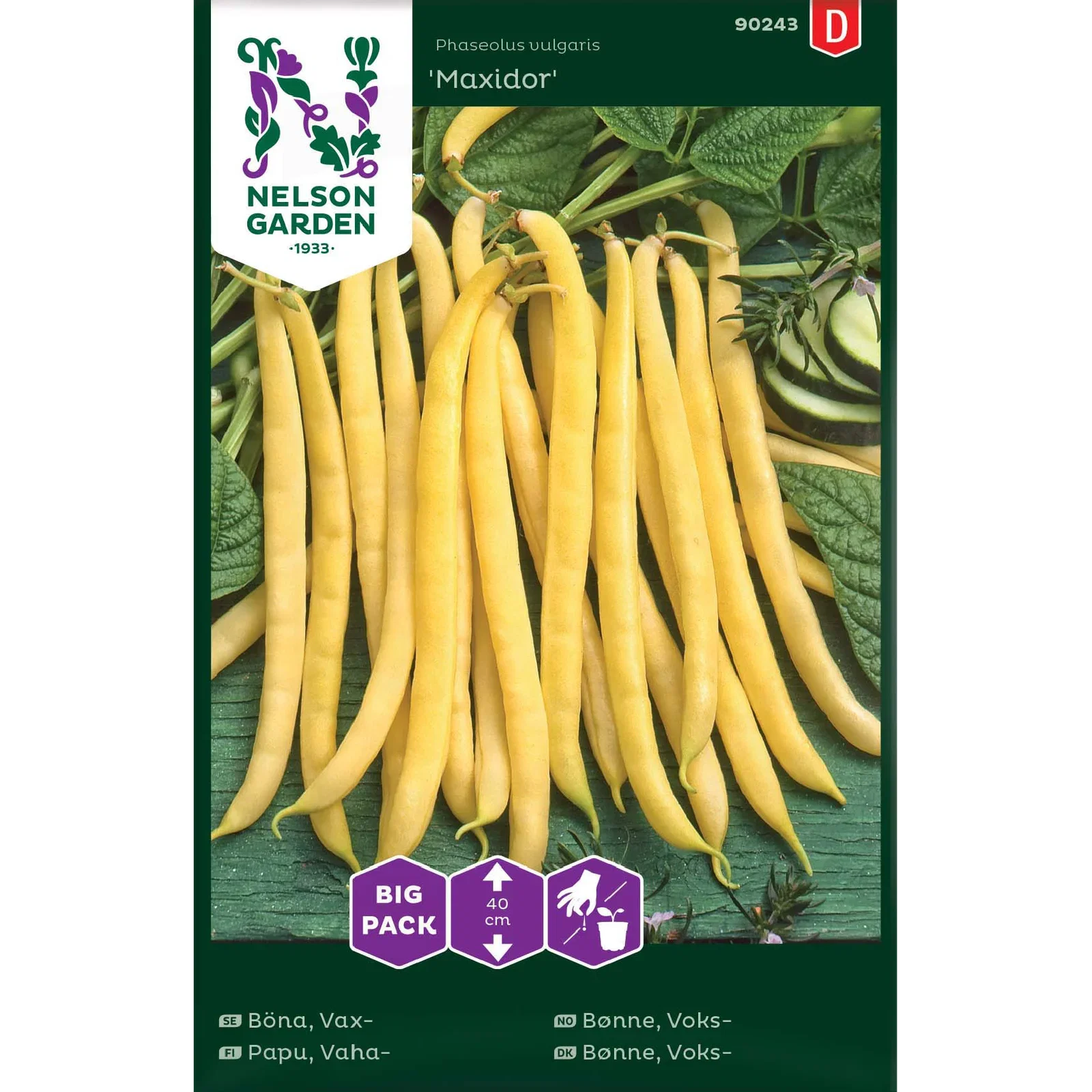 Böna, Vax-, Maxidor, Big Pack
