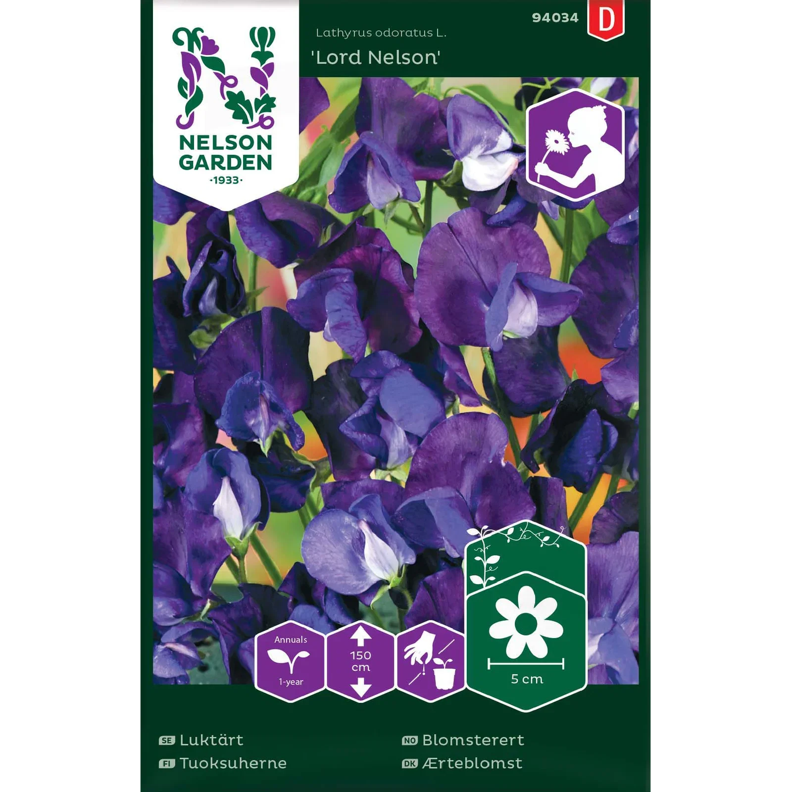 Erteblomst 'Lord Nelson'