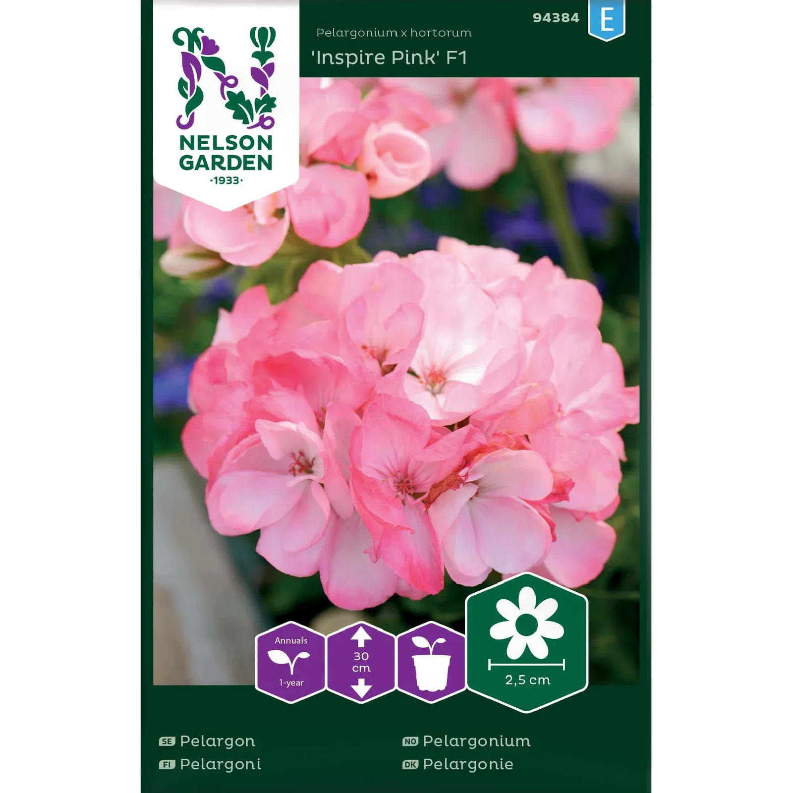 Pelargon, Inspire Pink F1, ros