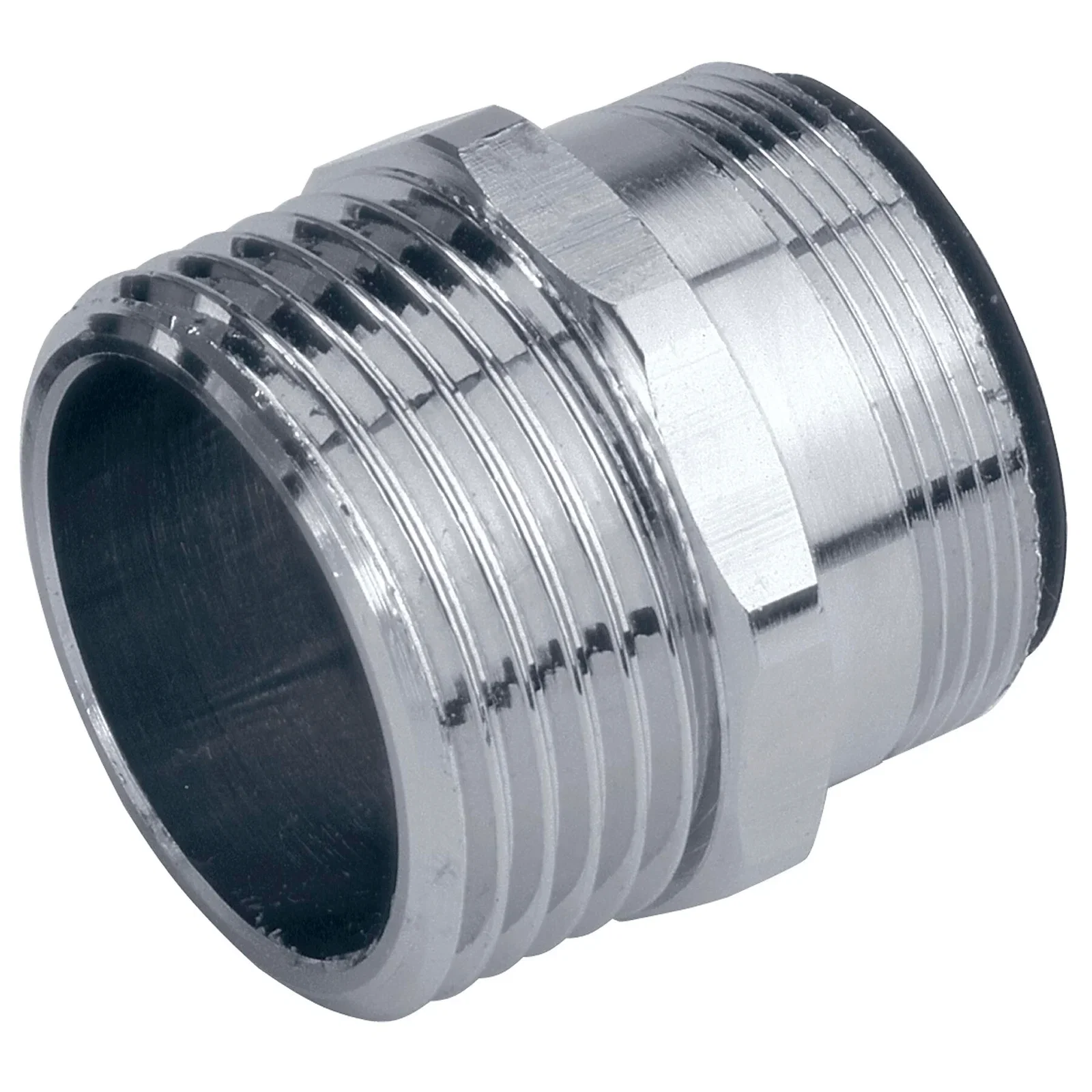 Bubble-jet threaded adapter