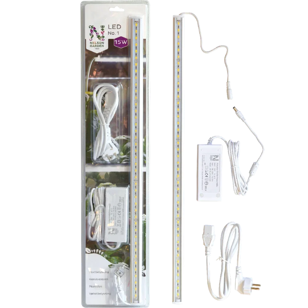 Plantelys LED No.1 60cm 15W med adapter