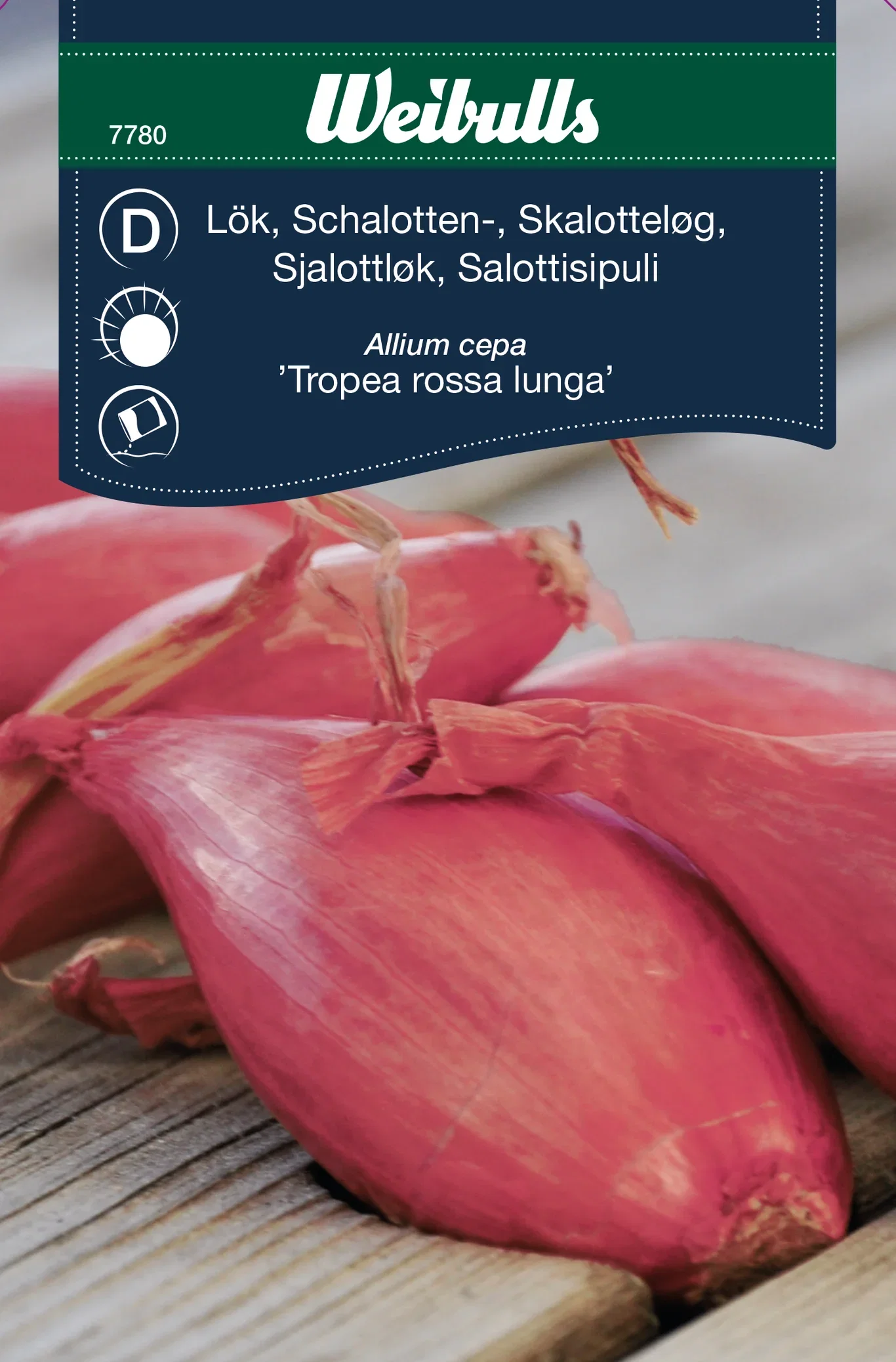 Sjalottløk 'Tropea Rossa Lunga'