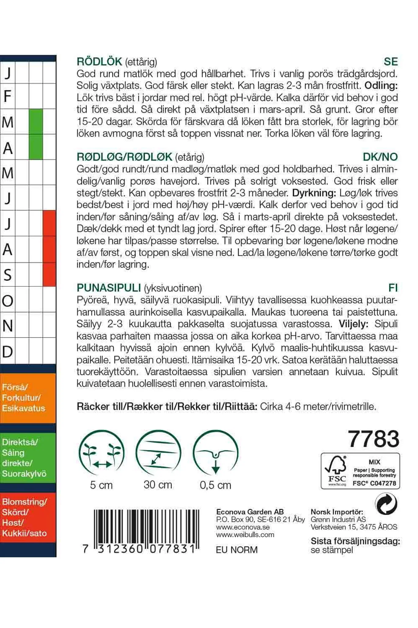 Rødløk 'Red Baron'