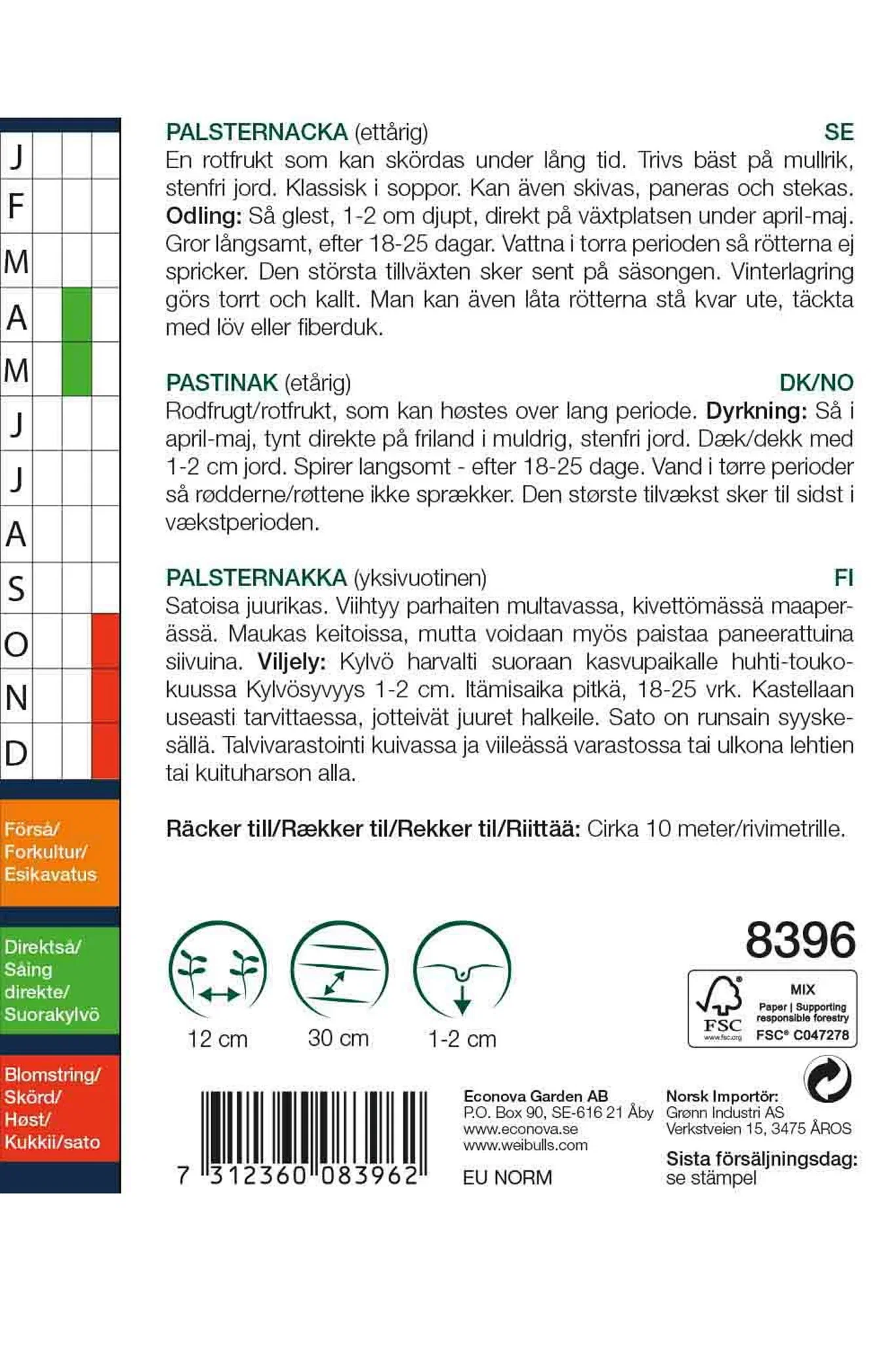 Pastinakk 'White Gem'