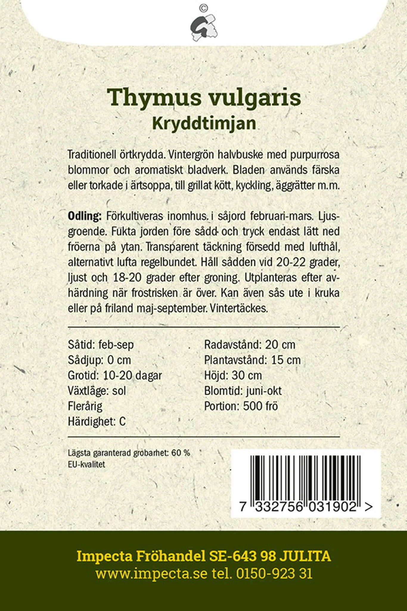 Kryddtimjan