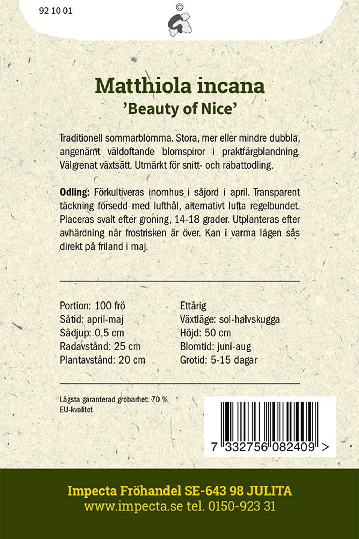 Sommarlövkoja 'Beauty Of Nice'