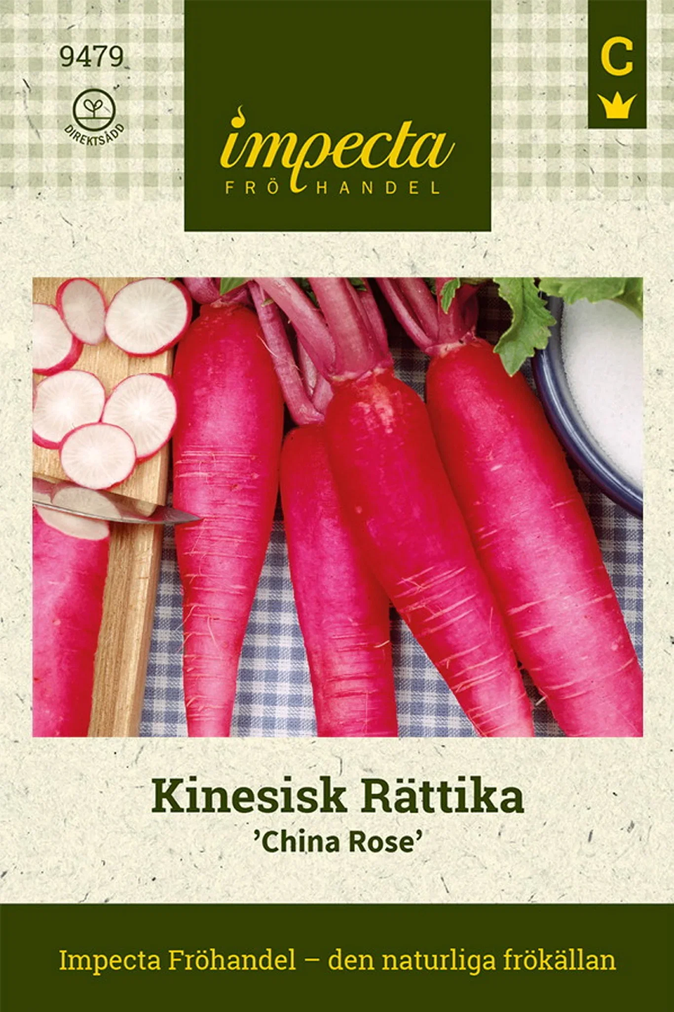 Kinesisk reddik 'China Rose'