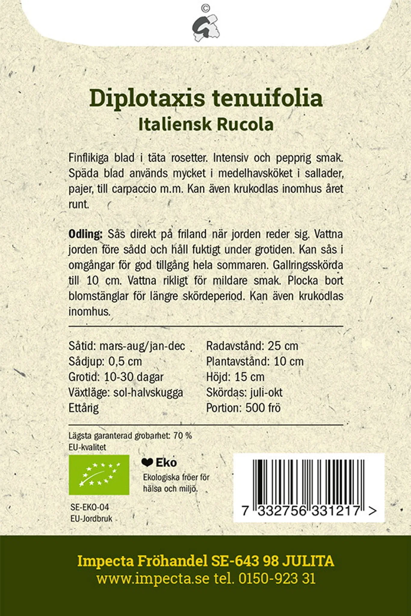 Italiensk ruccolasalat