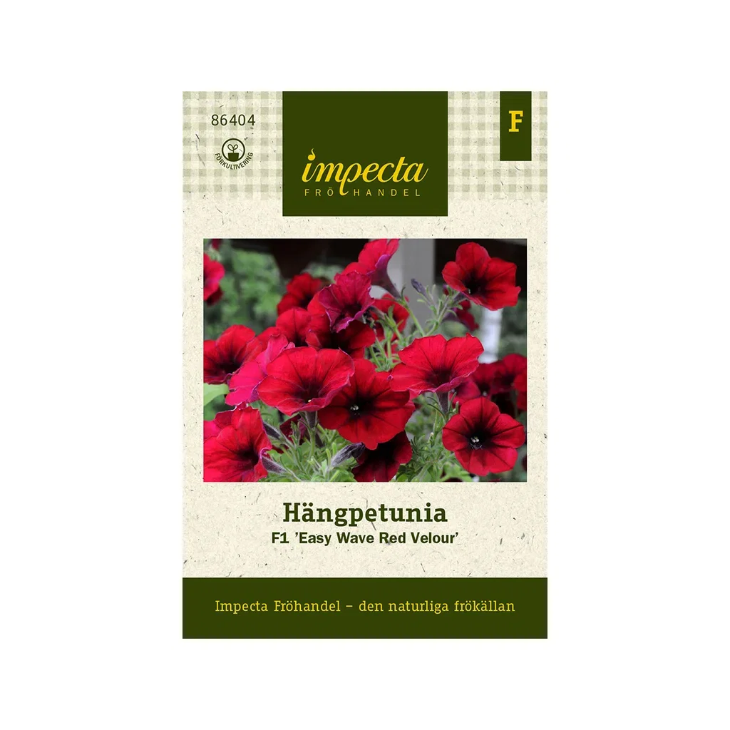 F1 'Easy Wave Red Velour' hengende petunia