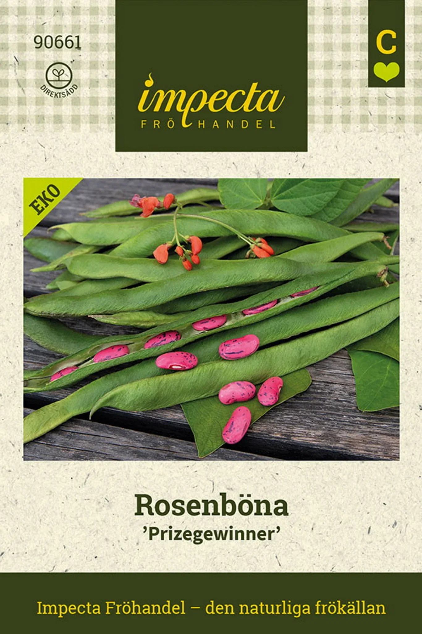 Rosenböna 'Prizegewinner'