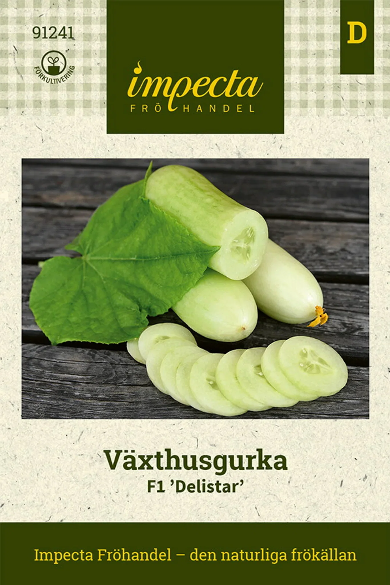 Veksthusagurk F1 'Delistar'