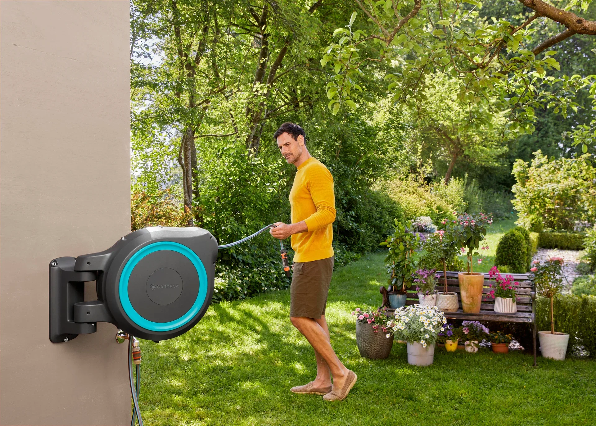 Hose box for wall 25M