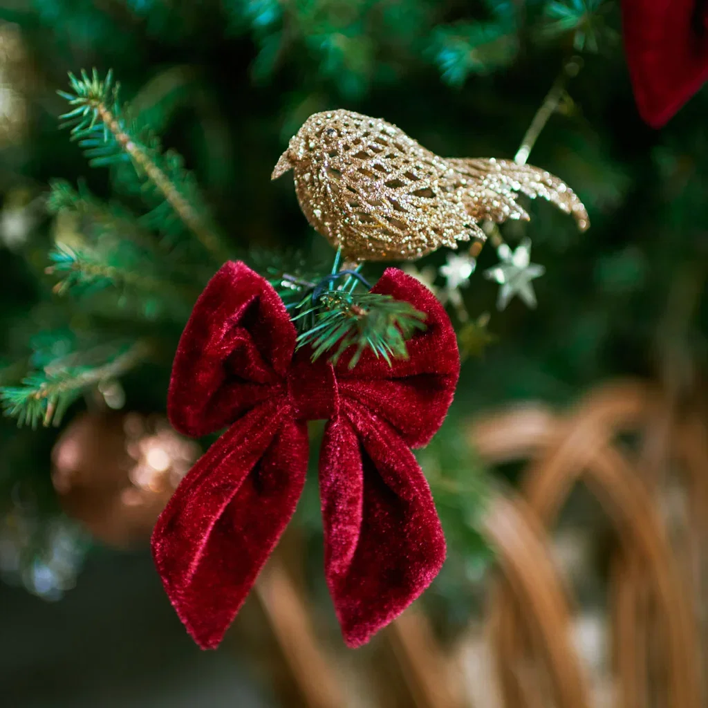 Julepynt Fugler clip-on