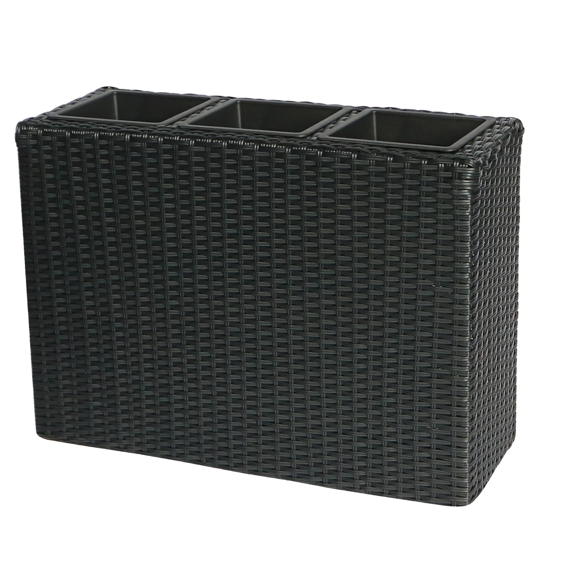 Evert planter L72cm black