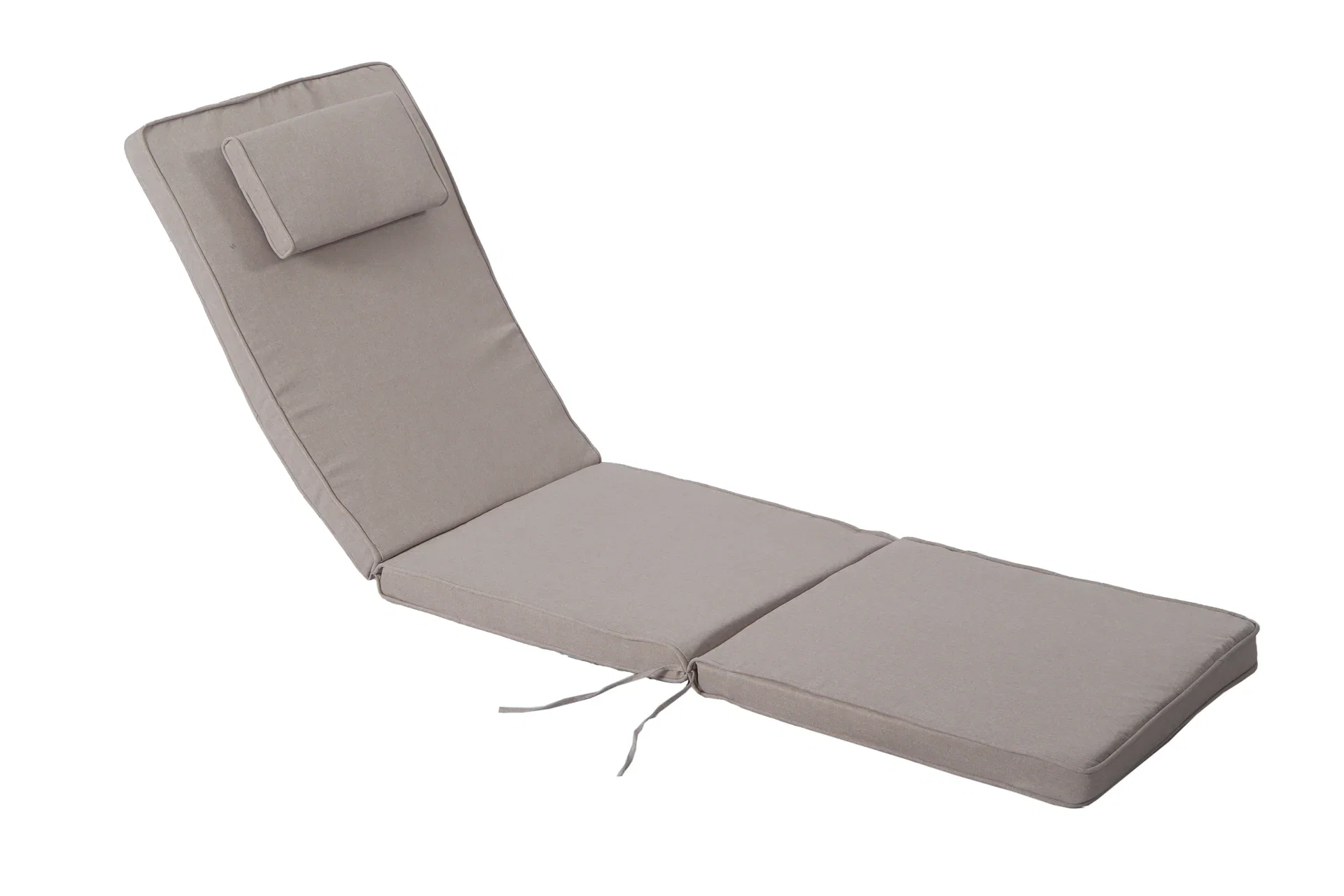 Alston Sunlounger cushion with headrest 198x53cm Beige