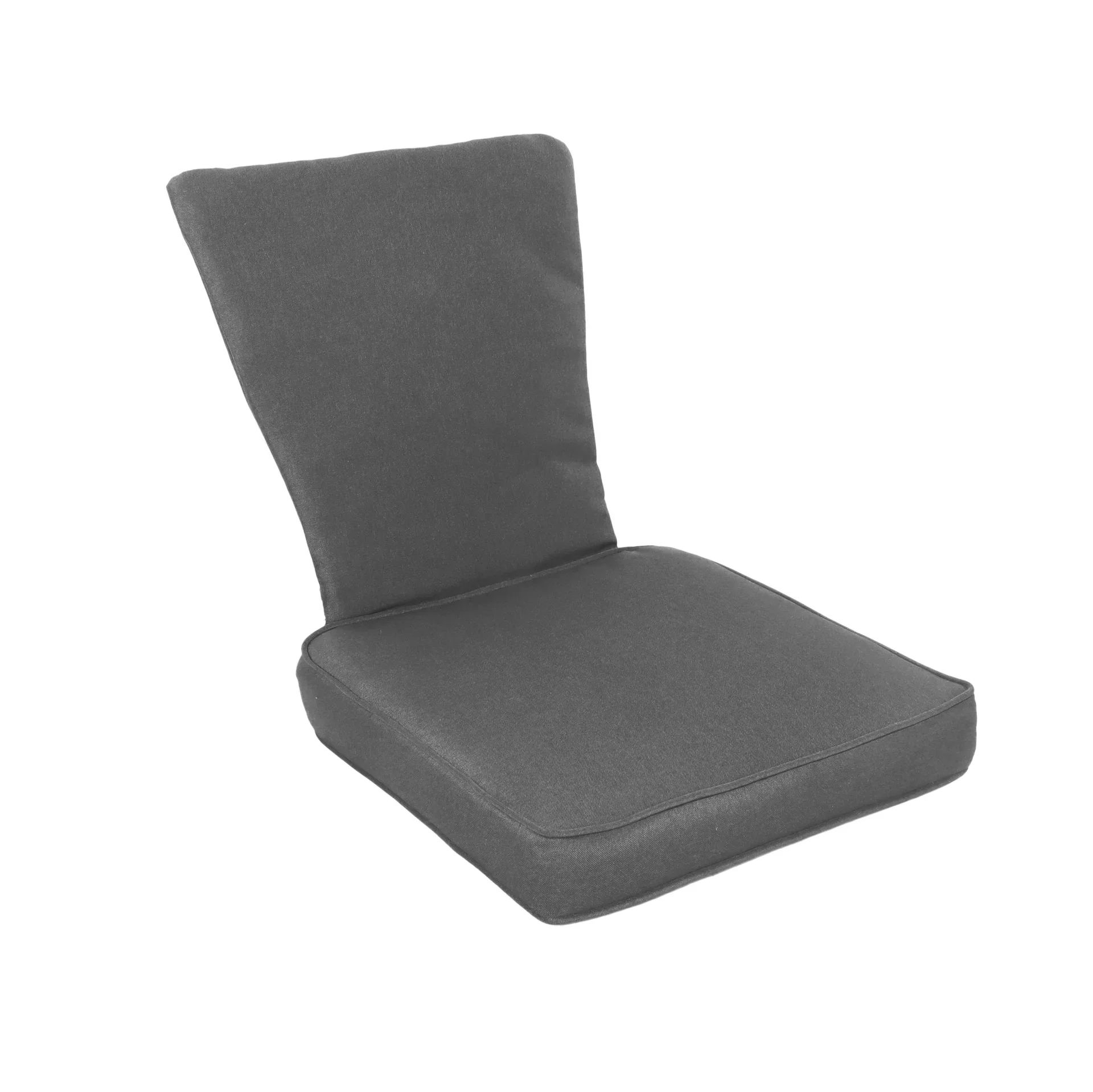 Preston seat and back cushion 46x44cm Dark Grey