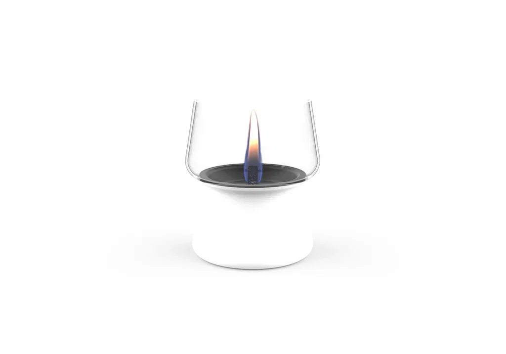 Amaryllis 14 Hvitt Glass
