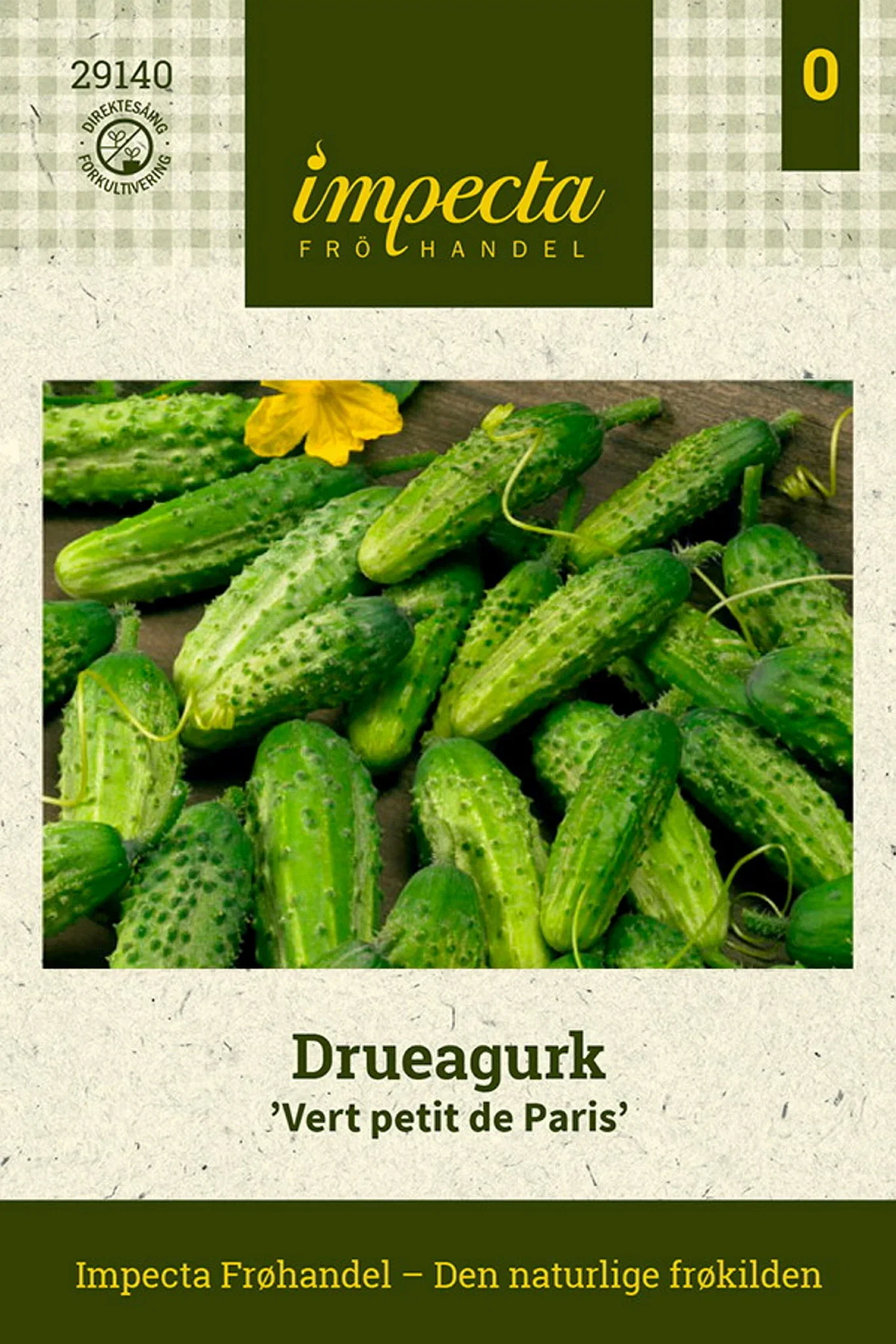 Cucumis sativus 'Vert petit de Paris'