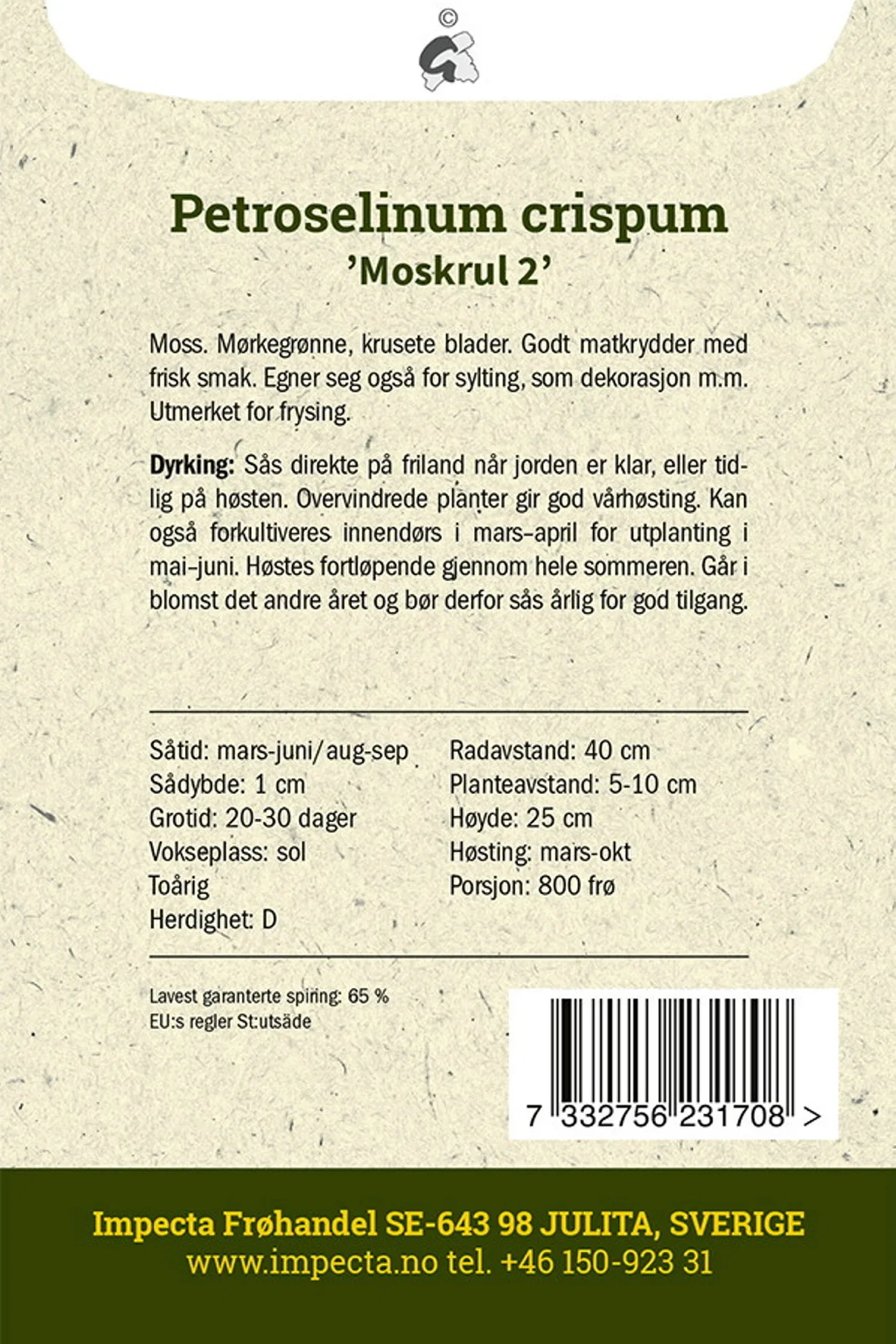Kruspersille 'Moskrul 2'