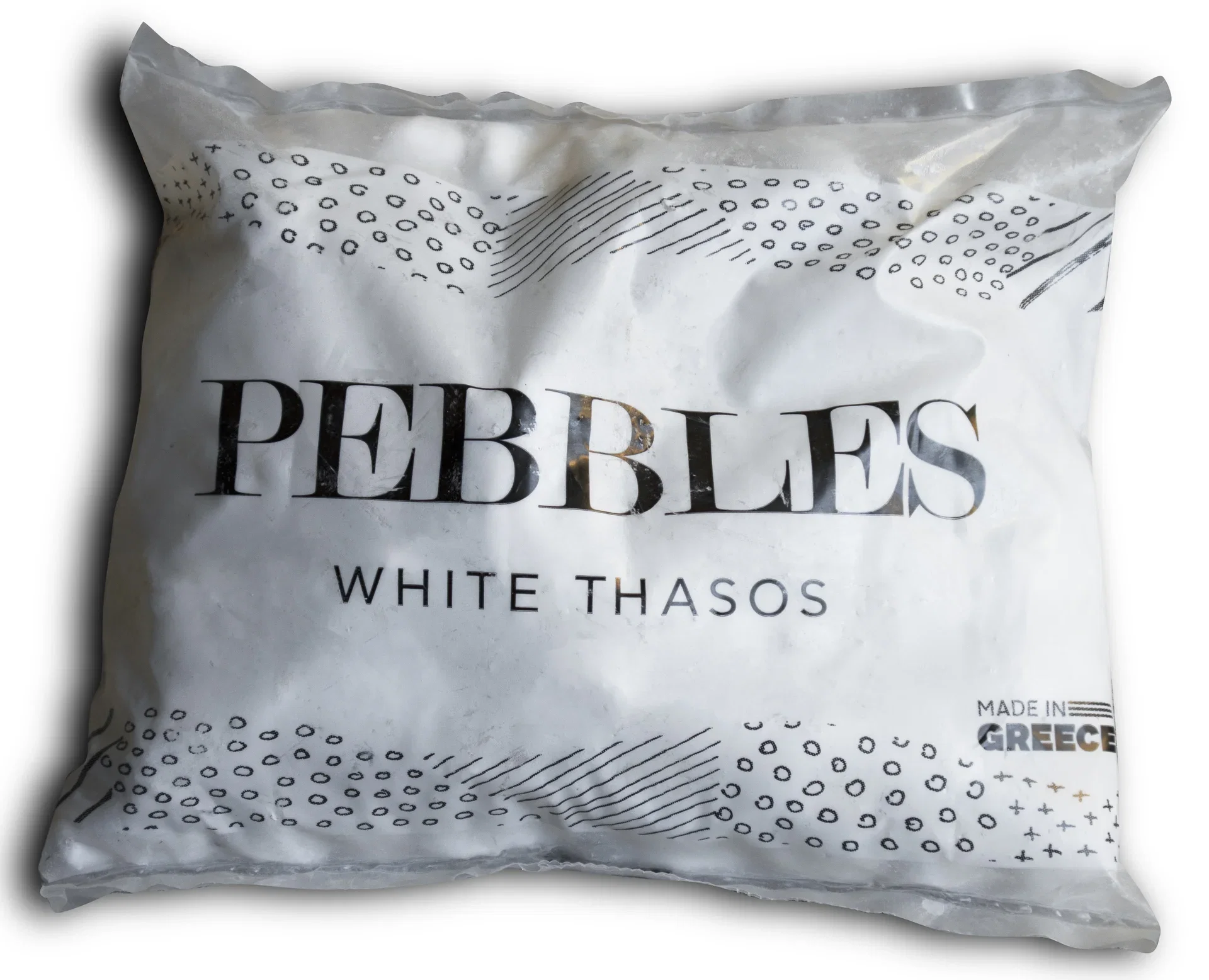 Stone pebbles Thasos M 3-6cm