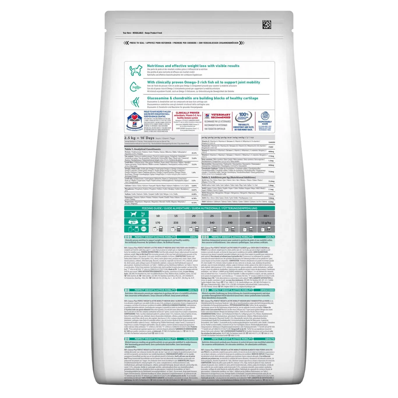 SP Canine Adult Perfect Weight & Active Mobility Medium