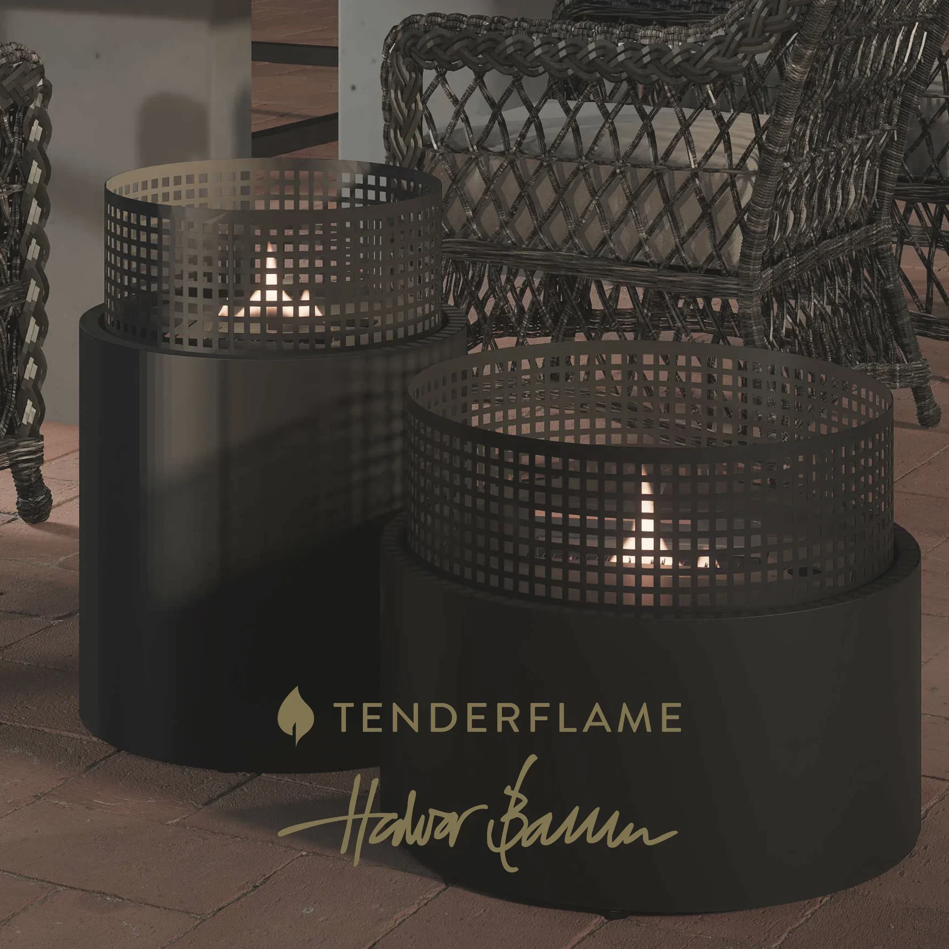 Pletteneberg lantern black