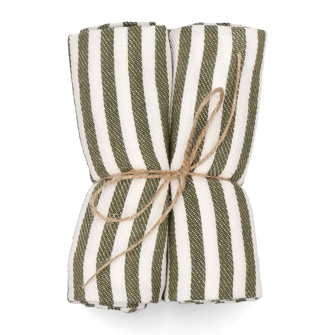 Line napkin 2pk 40x40 green