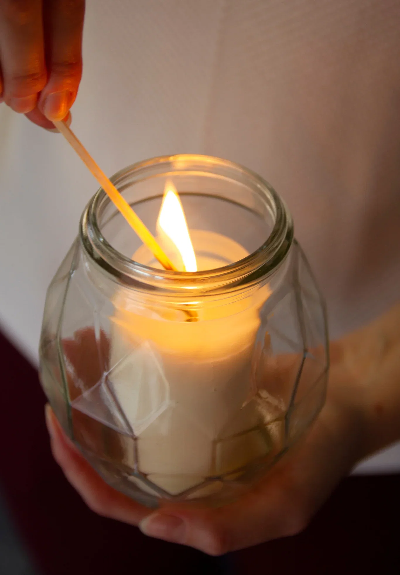 Glass Lantern Diamond