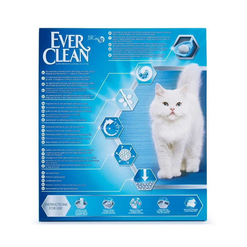 Ever Clean Extra Strong Clumping Unscented, 10 ltr