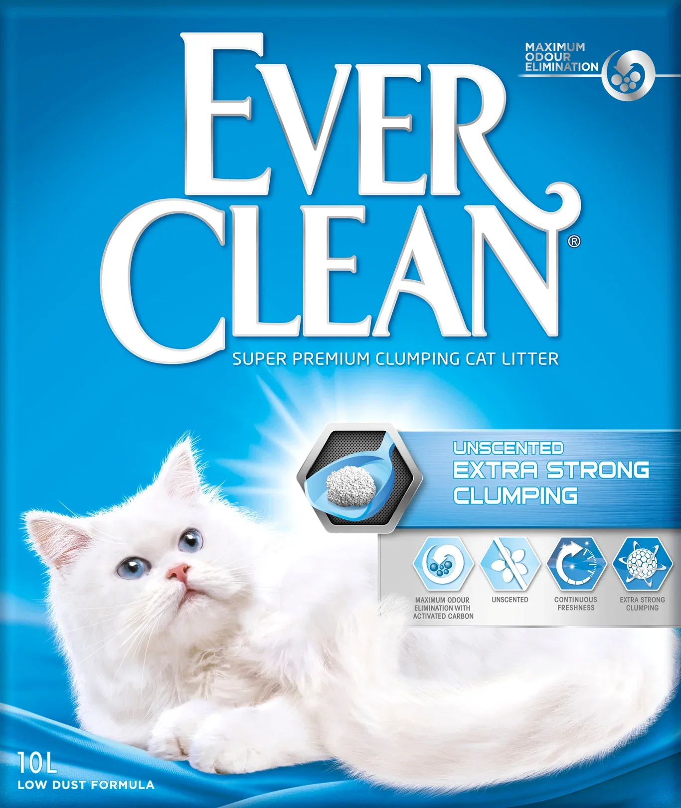 Ever Clean Extra Strong Clumping Unscented, 10 ltr